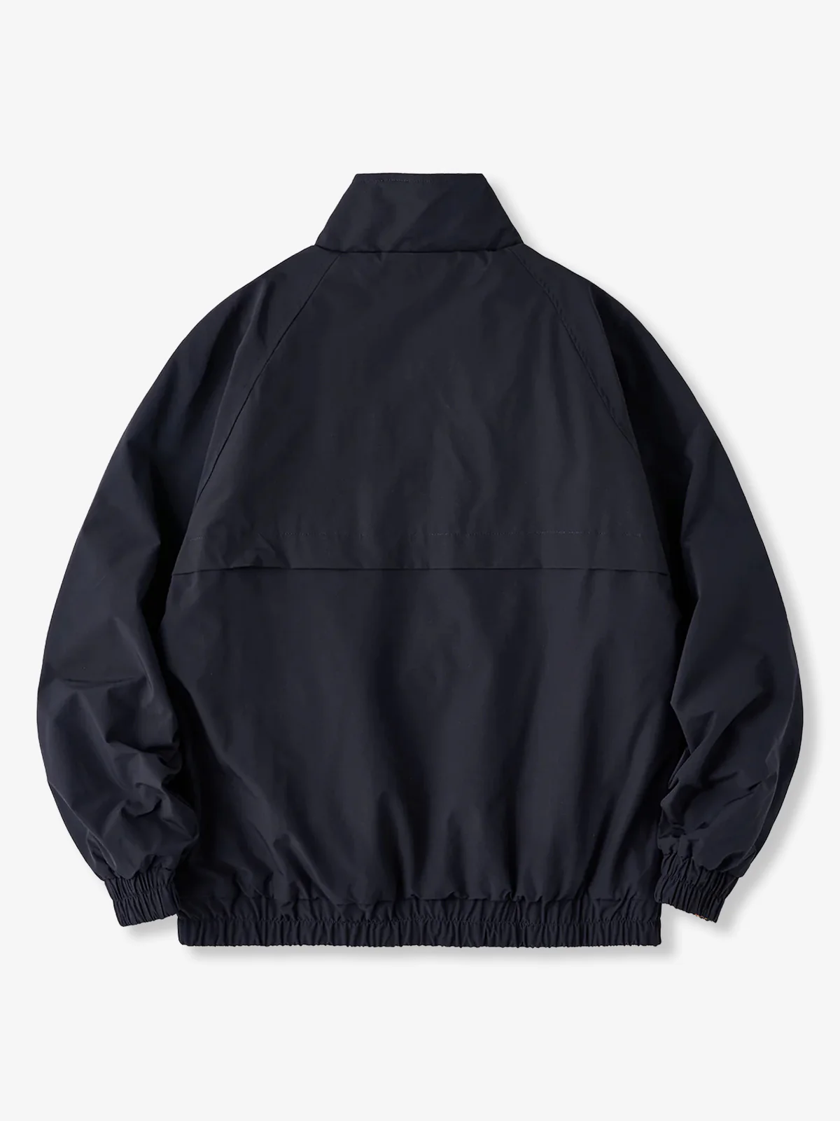 Reversible Stand Collar Jacket with Mini Chest Embroidery - Image 7