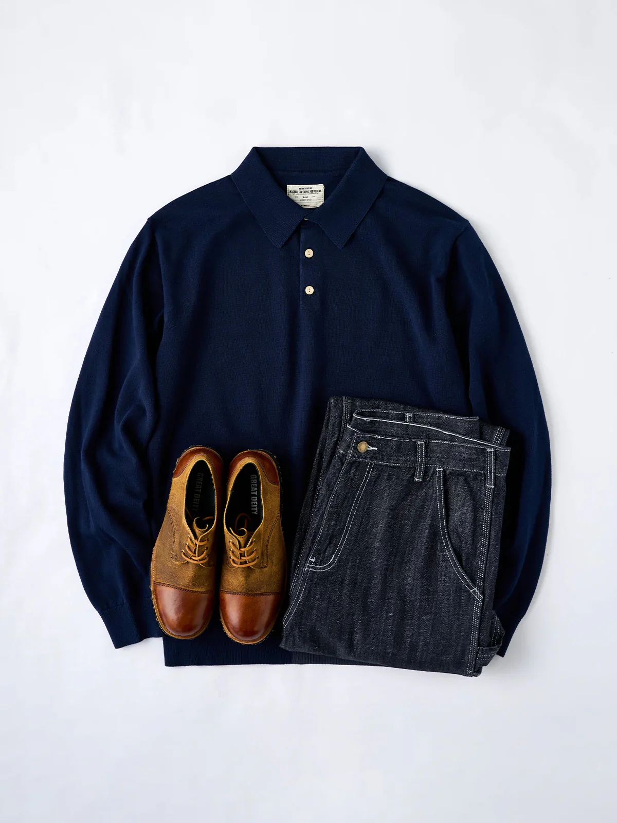 Denim Work Pants with Tool Loop - Image 17