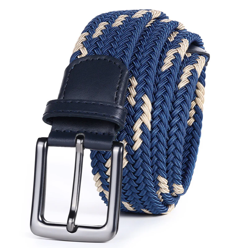 Handwoven Two-Tone Stretch Belt - Image 10