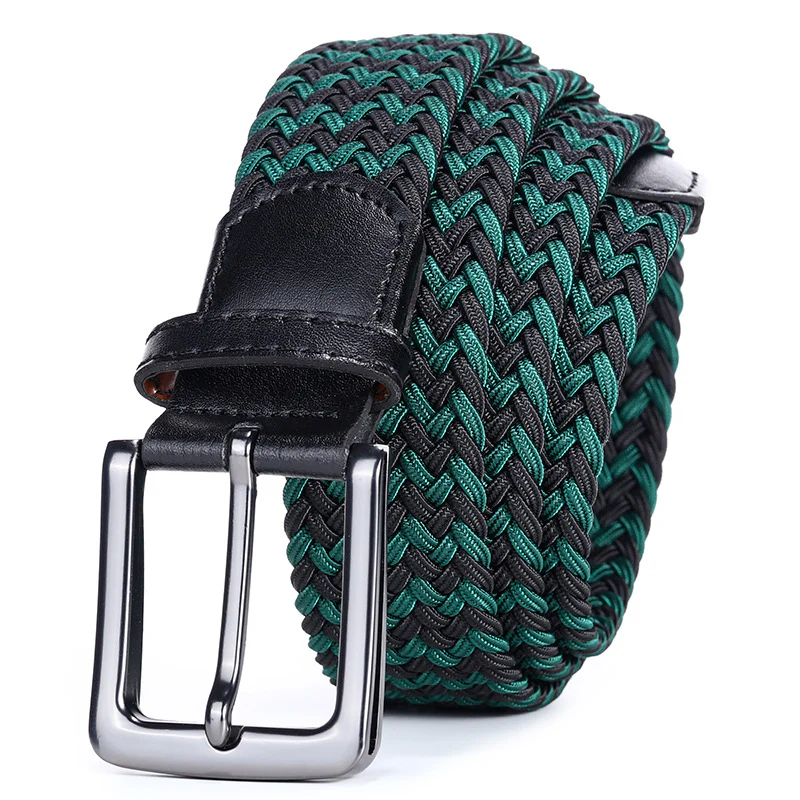 Handwoven Two-Tone Stretch Belt - Image 11