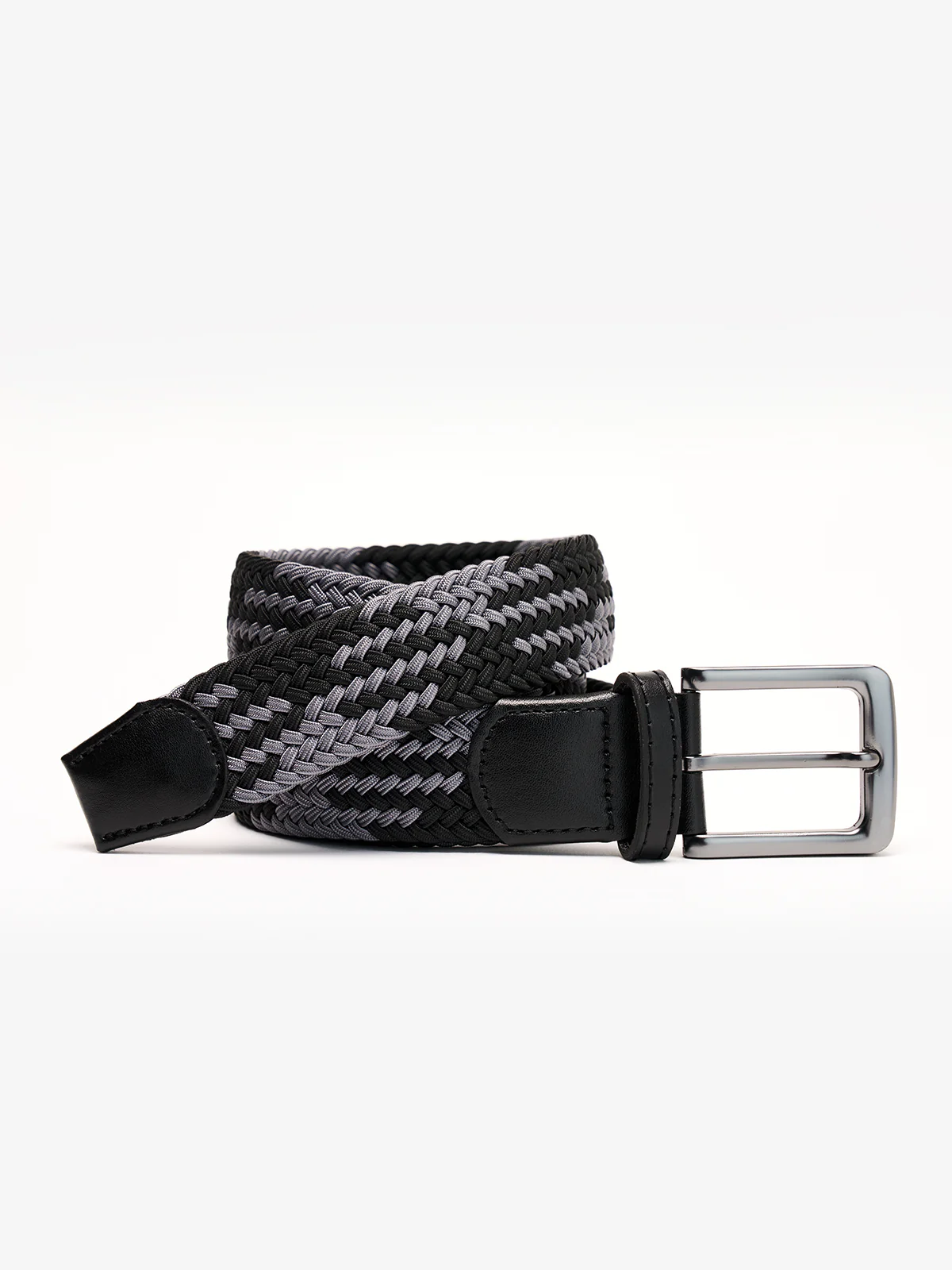 Handwoven Two-Tone Stretch Belt - Image 12