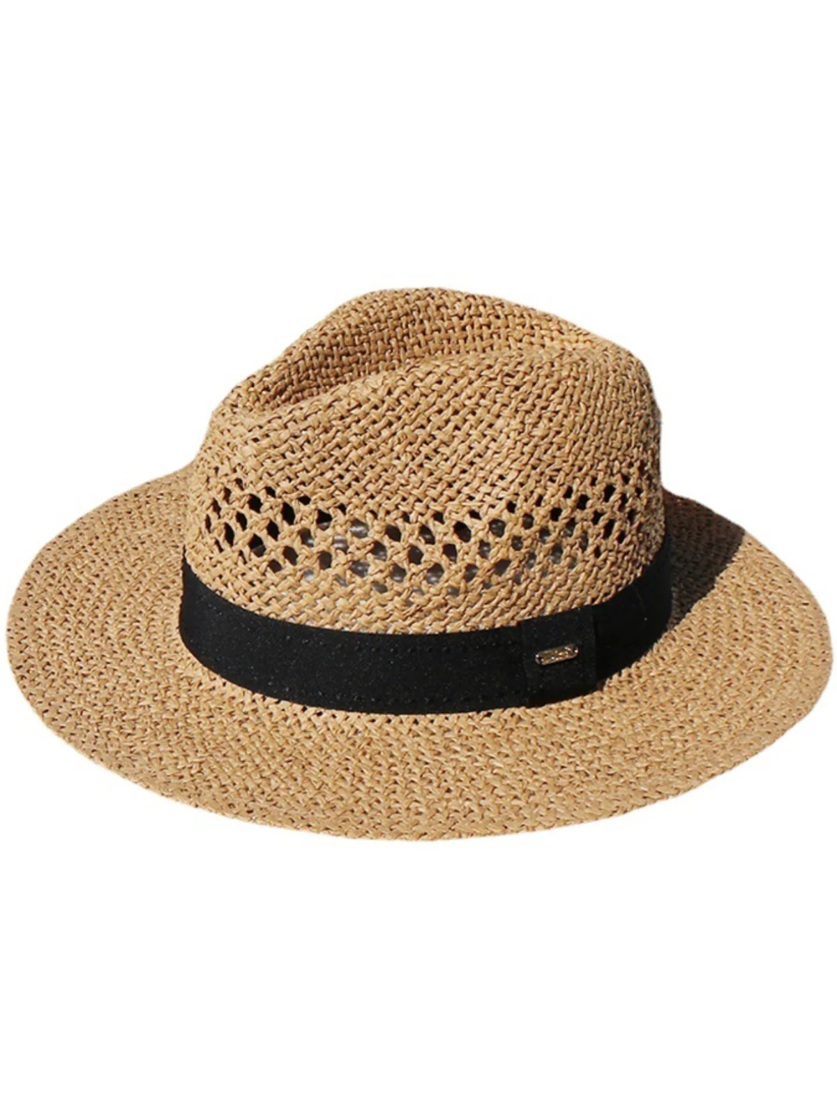Hand-Woven Hollow Straw Hat - Image 5