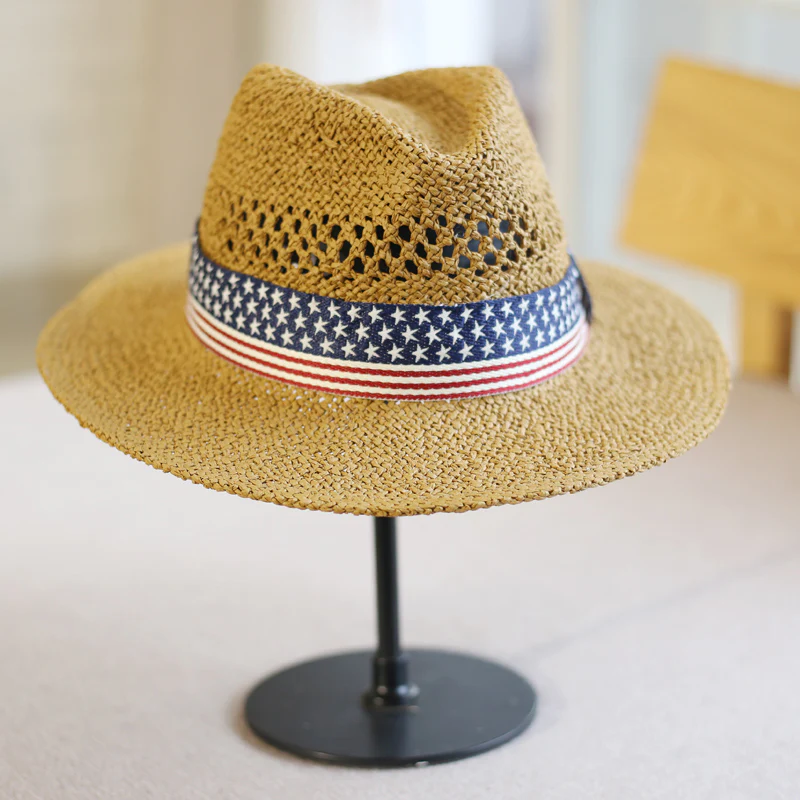 Hand-Woven Hollow Straw Hat - Image 8