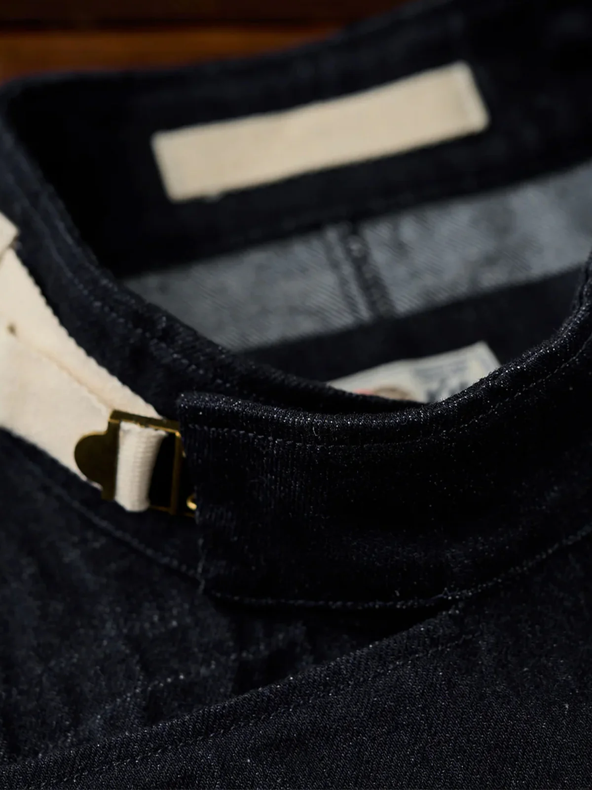 13oz Denim Retro Swedish Soldier Biker Jacket - Image 11