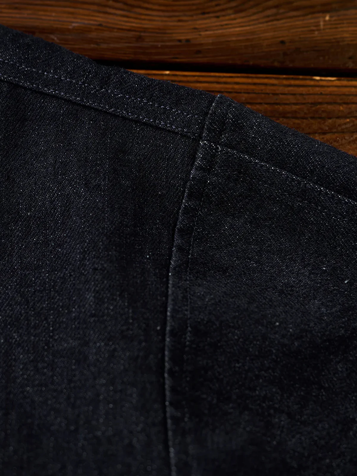 13oz Denim Retro Swedish Soldier Biker Jacket - Image 19