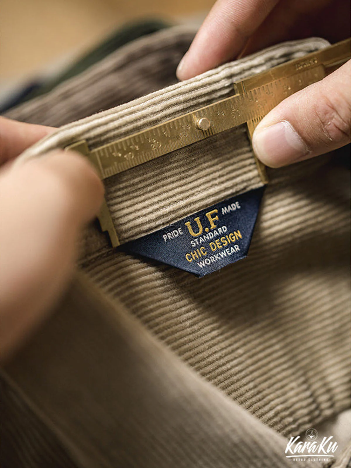 Solid Color Corduroy Work Shirt - Image 11