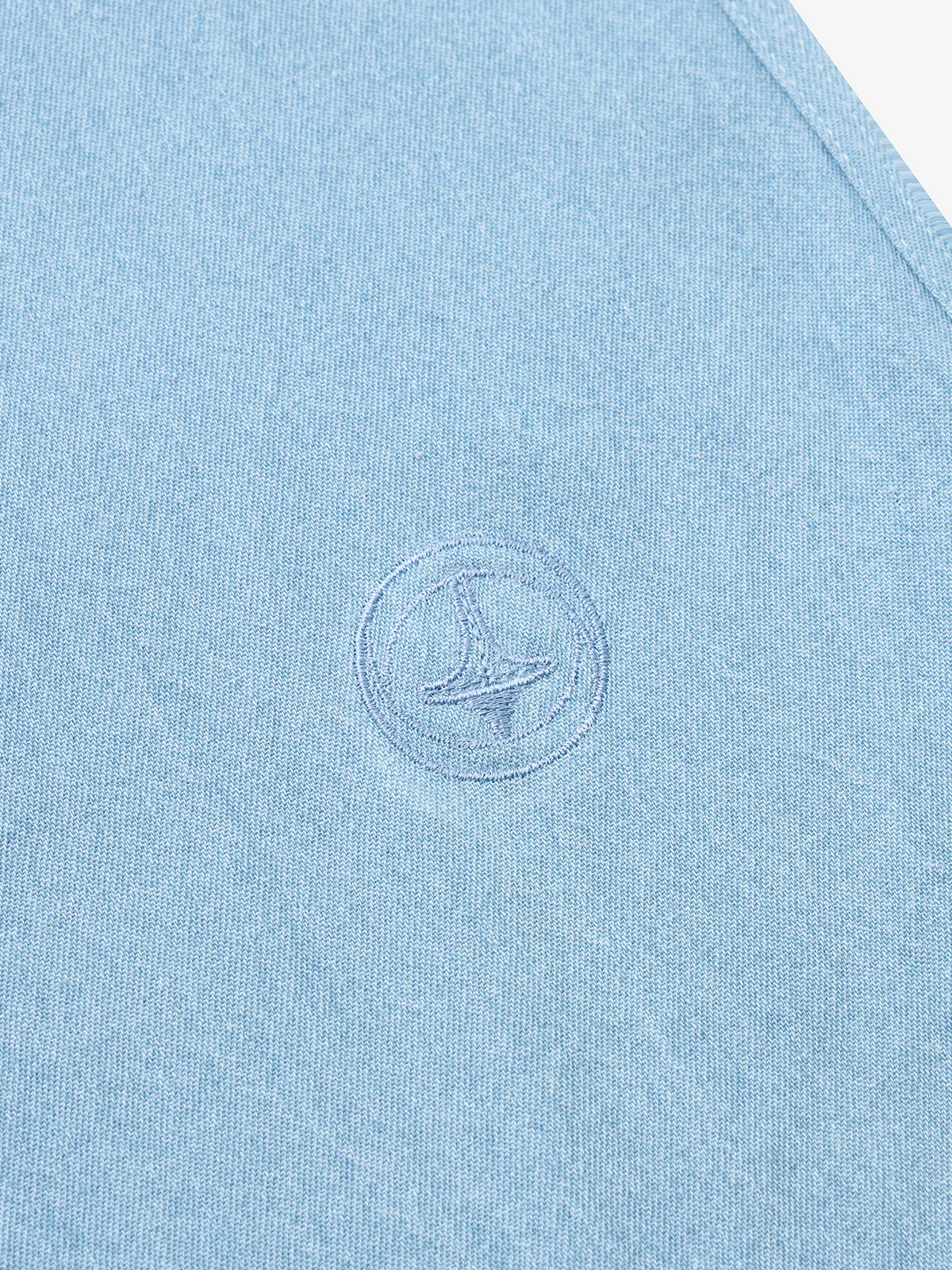 Classic Denim Blue Cotton Shirt - Image 6