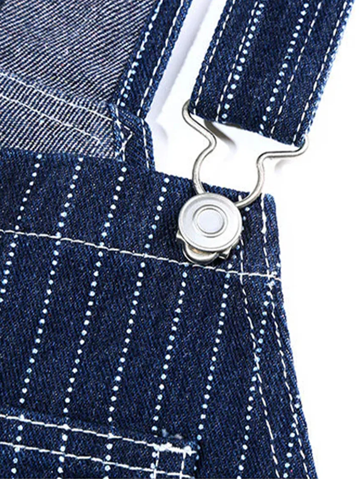 Wabash Stripe Denim Overalls - Image 8