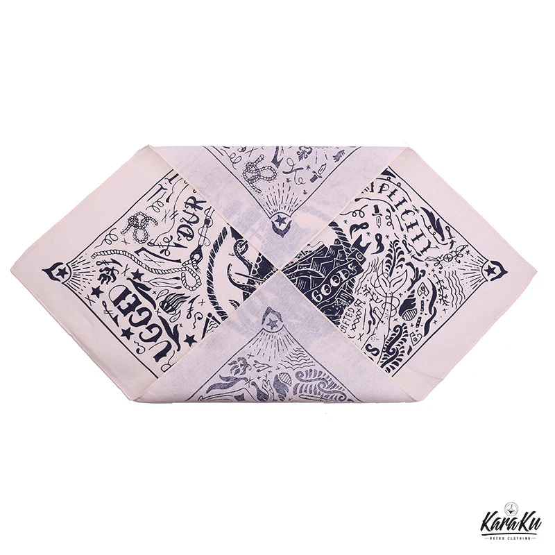 Retro Americana-style Cotton Bandana - Image 10