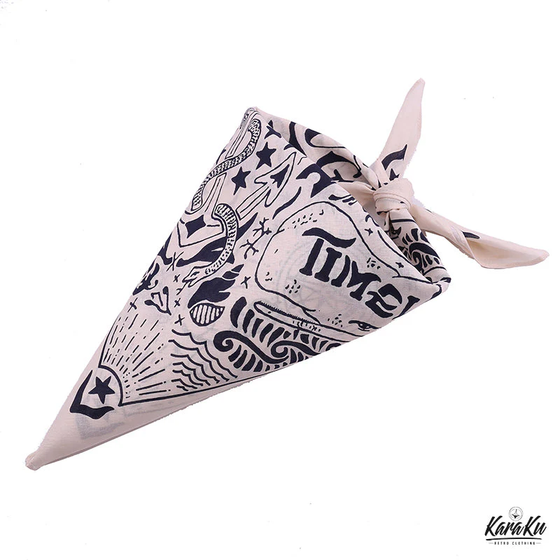Retro Americana-style Cotton Bandana - Image 11