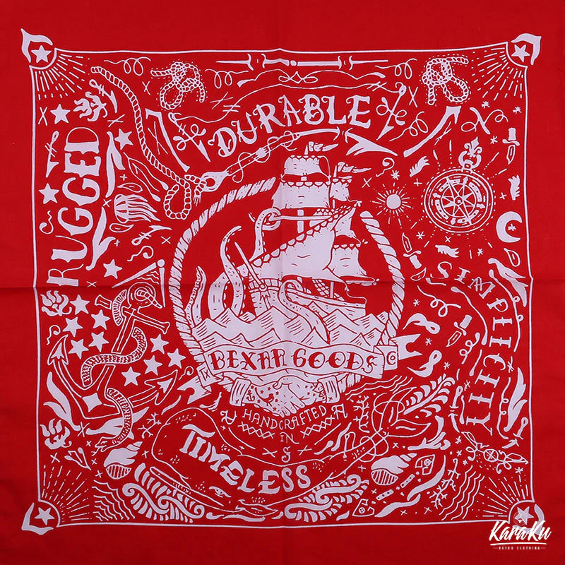 Retro Americana-style Cotton Bandana - Image 7