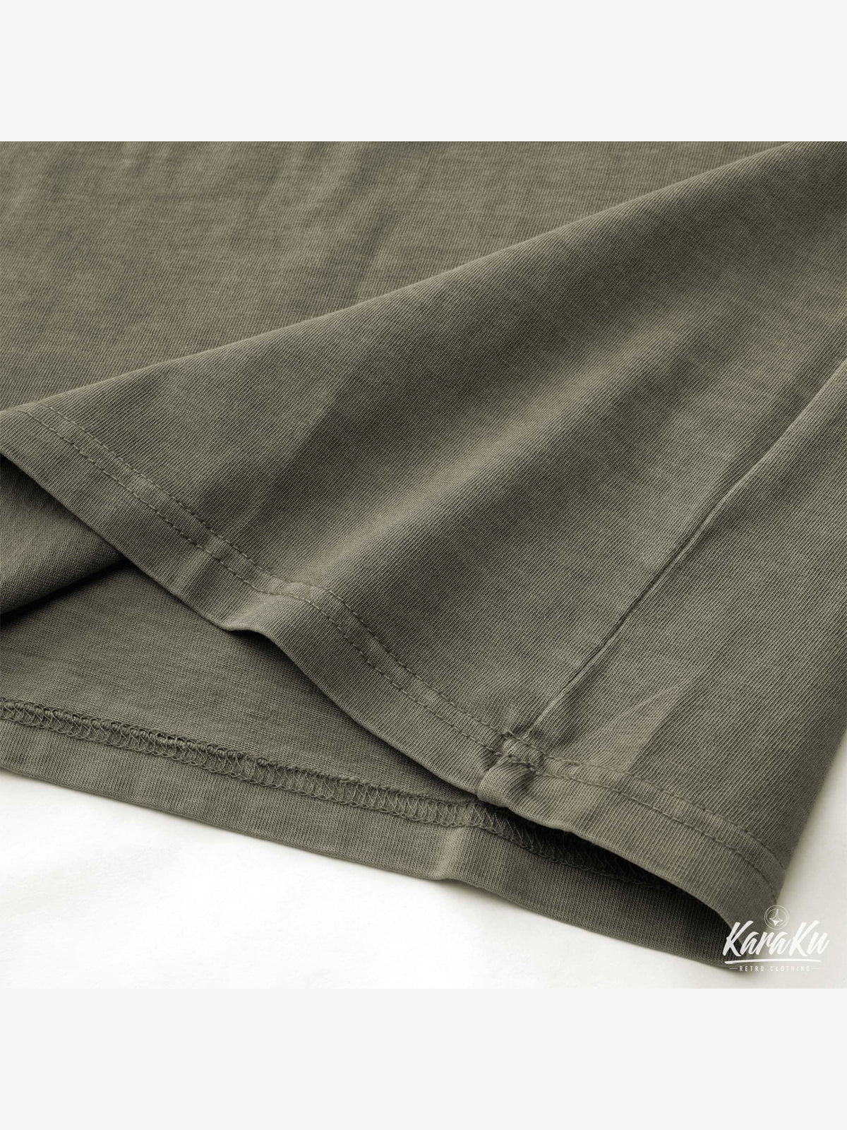 Washed Henley Short Sleeve Cotton T-shirt - Image 14